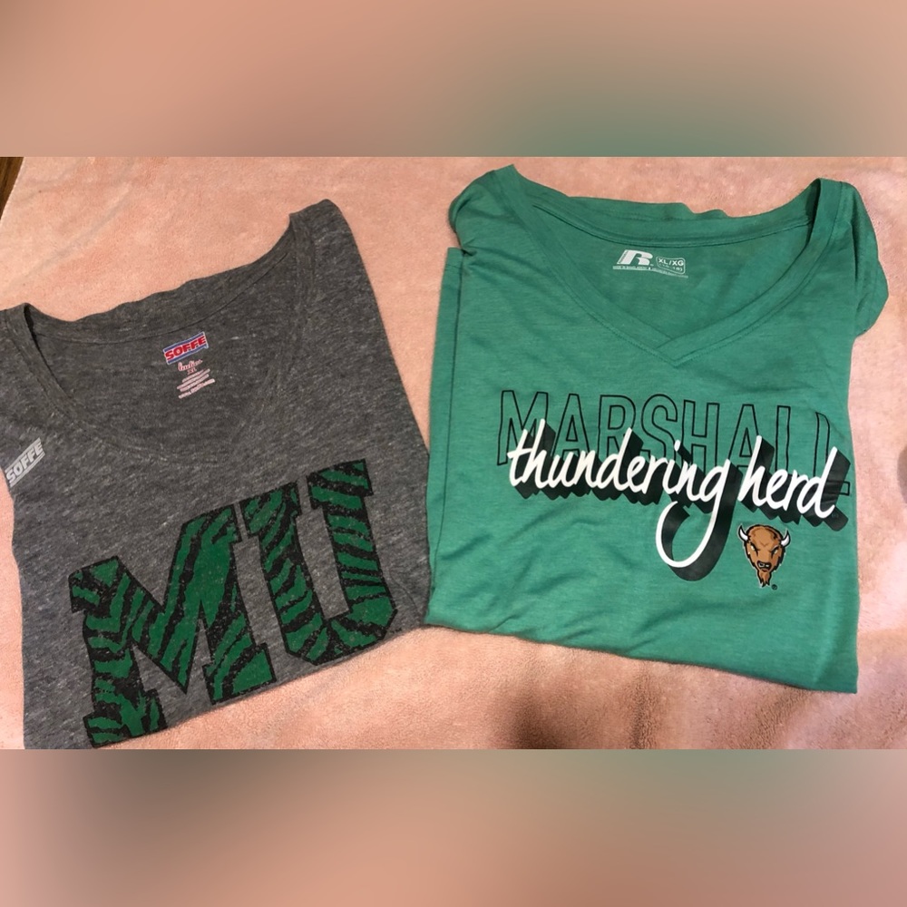 Marshall Thundering Herd T-Shirts 1-Russell 1-Soffe